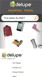 Mobile Screenshot of delupe.no
