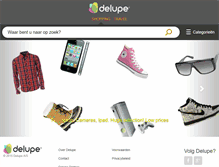 Tablet Screenshot of delupe.nl